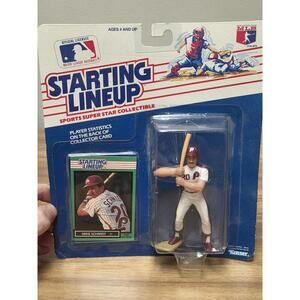 Vintage Philadelphia Phillies Figure MLB Mike Schmidt Starting Lineup 1989 80s